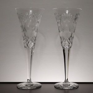 Vintage Waterford Crystal Prosperity Champagne Toasting Flute Millennium Series